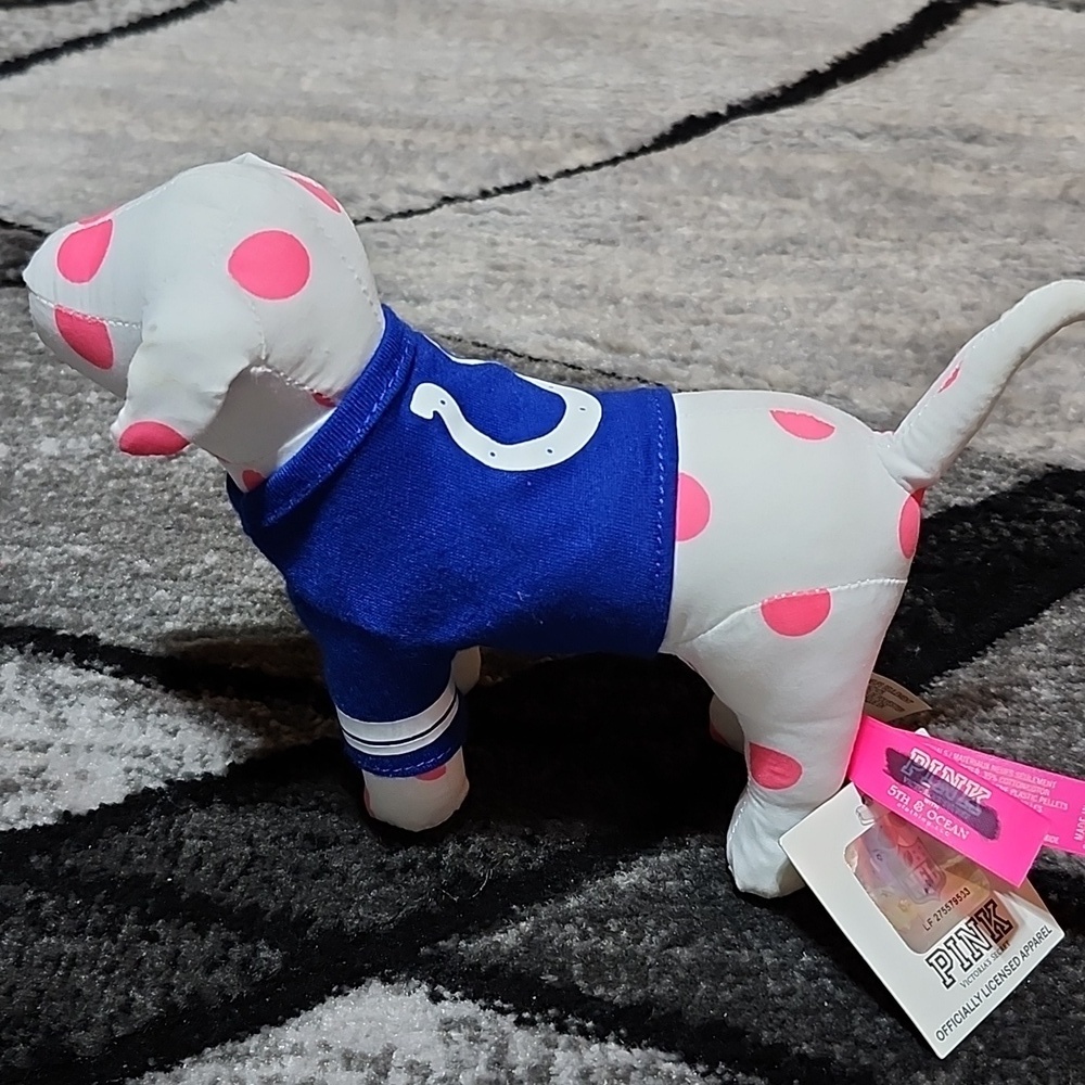 VS PINK RARE INDIANAPOLIS COLTS 1ST EDITION NFL JERSEY PLUSH COLLECTIBLE DOG - Picture 2 of 15